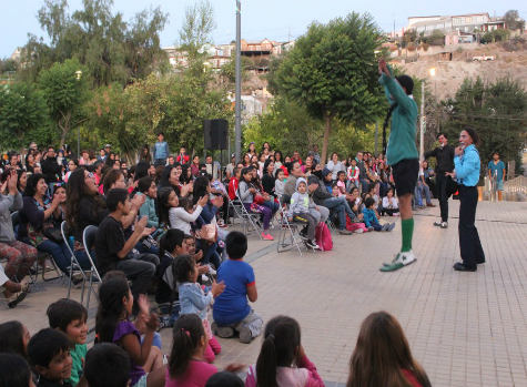 Andacollinos  disfrutaron de la presentación del Circo Casa Armonía