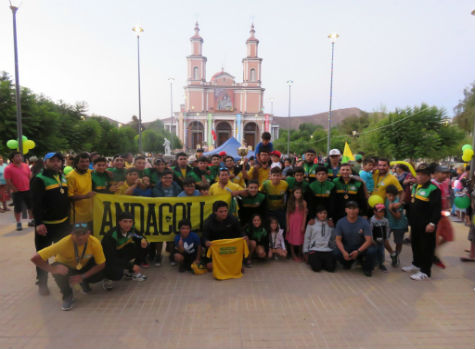 Andacollinos  se volcaron a las calles para recibir a los campeones nacionales de fútbol sub 17