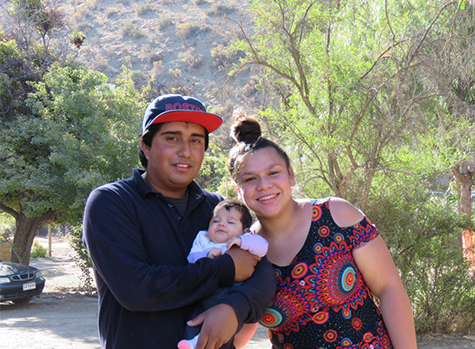 Familia andacollina trabaja para recuperar un espacio verde para la comuna