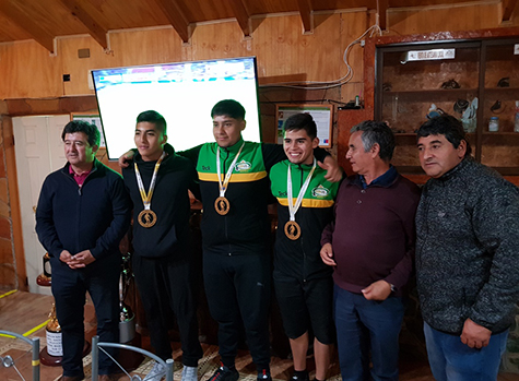 Campeones nacionales de fútbol sub 17 ganaron su último partido con un triunfo en Estadio andacollino
