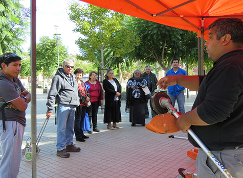 Usuarios andacollinos de Indap participan en taller de maquinarias agrícolas