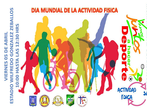 Municipalidad adhiere a las celebraciones del Día Mundial de la Actividad Física