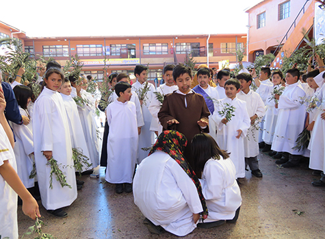 Colegio Parroquial culminará Semana Santa con significativas celebraciones para sus alumnos
