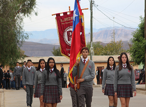 Comunidad educativa del Liceo Pedro Regalado Videla celebró su 64° aniversario