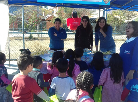 Comunidad educativa del Jardín “Chispitas de Amor” realizó feria de alimentación saludable