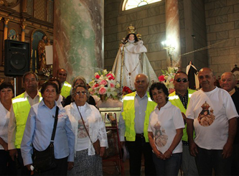 La Chinita visitará a los fieles de la Parroquia El Carmen en La Serena