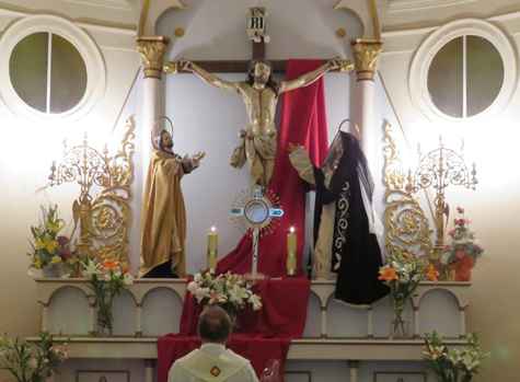 Custodia del Cristo Peregrino puede ser visitada en el templo Parroquial hasta el 28 de julio