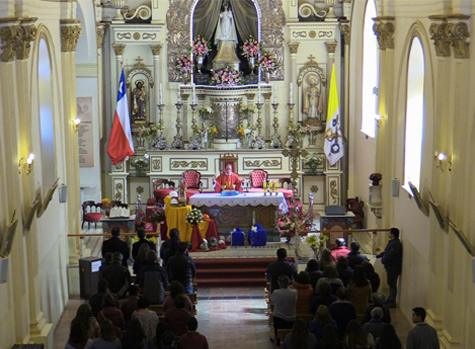 En el templo parroquial se realizó misa de Acción de Gracias por el Día del Minero