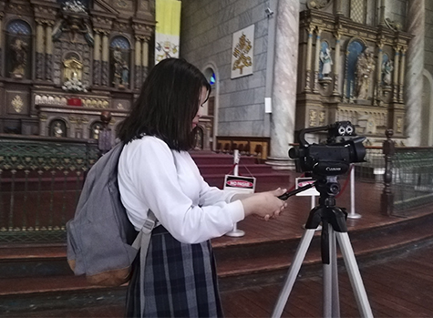 Estudiantes del Taller de fotografía patrimonial del CPA realizan video de la Basílica