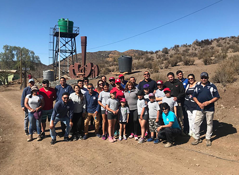 Empresas andacollinas realizaron operativo social para los vecinos de La Caldera