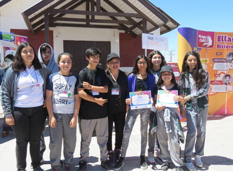 Alumnos de escuela P.Lynch exponen en Feria Astronómica