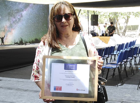 Empresaria andacollina es premiada a nivel regional por su aporte al Turismo