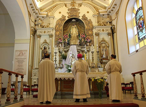Arzobispo de La Serena peregrinó para orar ante la milagrosa Virgen de Andacollo