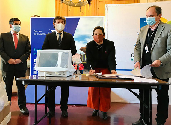 Teck Carmen de Andacollo dona ventiladores mecánicos al Servicio de Salud de la Región de Coquimbo
