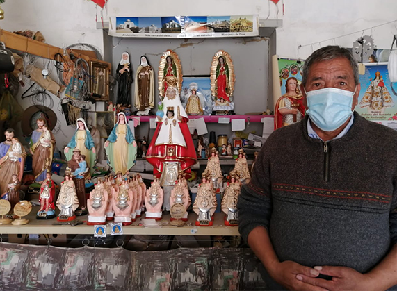 Imaginería y Bazar Emaús sigue ofreciendo artículos religiosos para los devotos de la Chinita