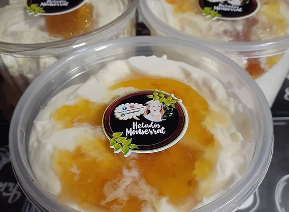 “Helados Monserrat” dulces sabores artesanales