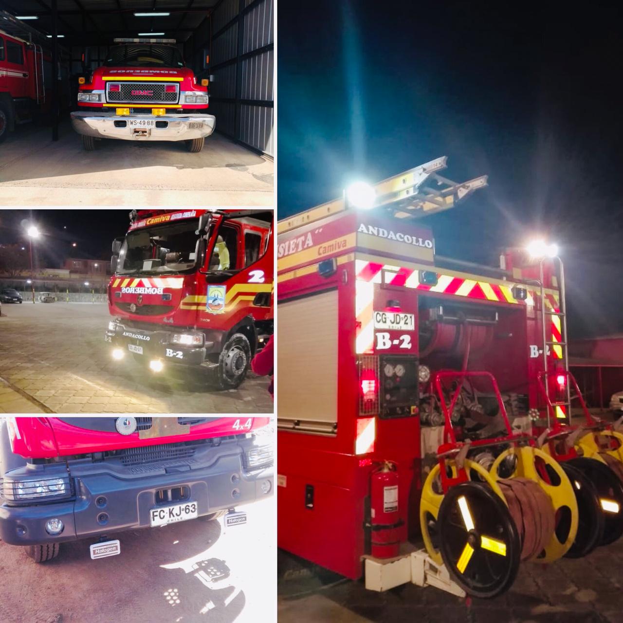 Bomberos destacan el trabajo colaborativo de empresas locales para el mantenimiento de equipos