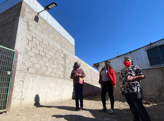Vecinos de El Curque son beneficiados con Programa del FOSIS que mejorará seguridad del sector