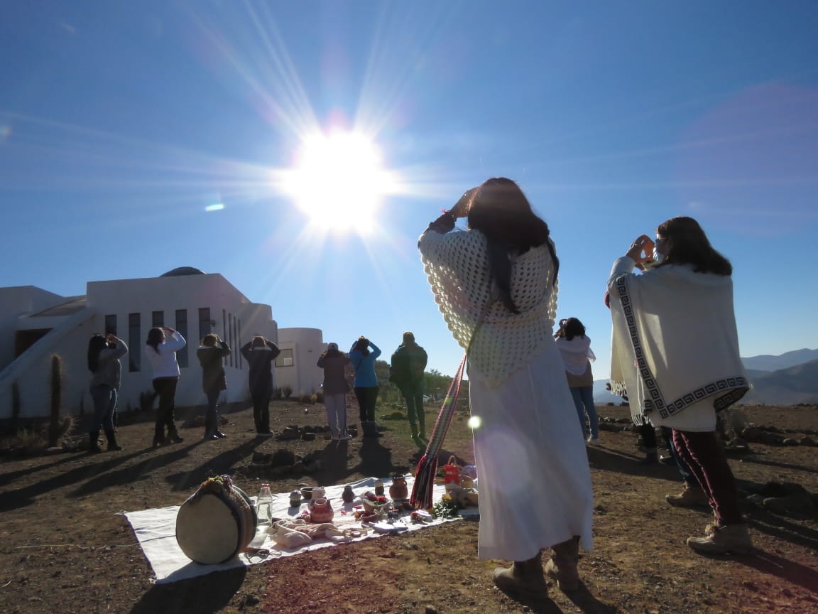 Comunidad andacollina celebró el año nuevo indígena en el Observatorio Collowara