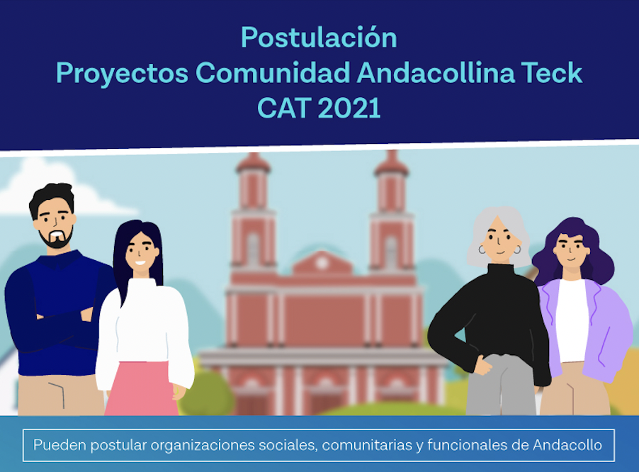 Abiertas las postulaciones a los Proyectos de la Comunidad Andacollina Teck (CAT) 2021