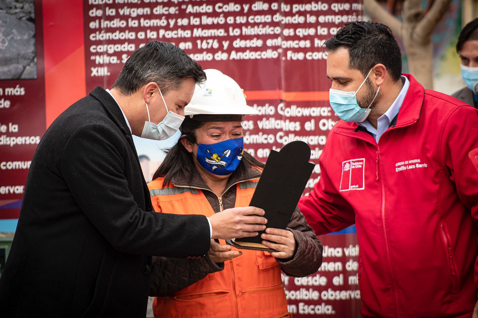 Día del Minero se conmemoró con una feria patrimonial y reconocimientos por su labor