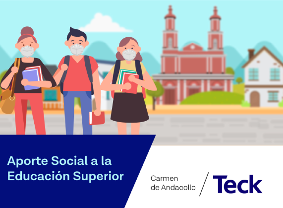 Estudiantes andacollinos reciben Aporte Social para la Educación Superior de Teck