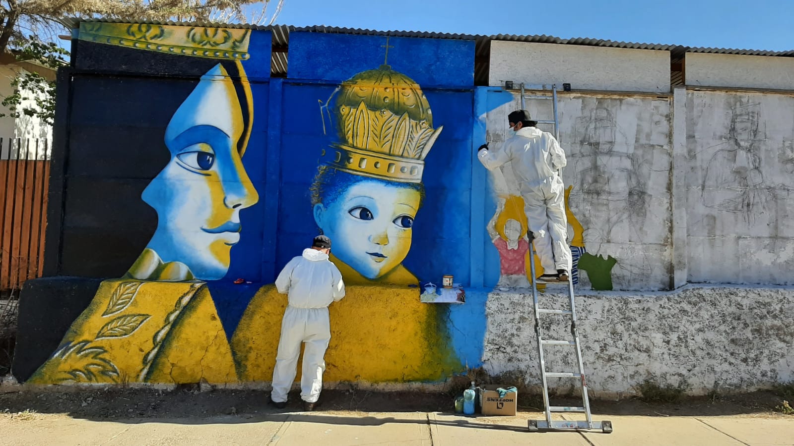 Artista plasmará en un mural la cultura e identidad religiosa de nuestra comuna