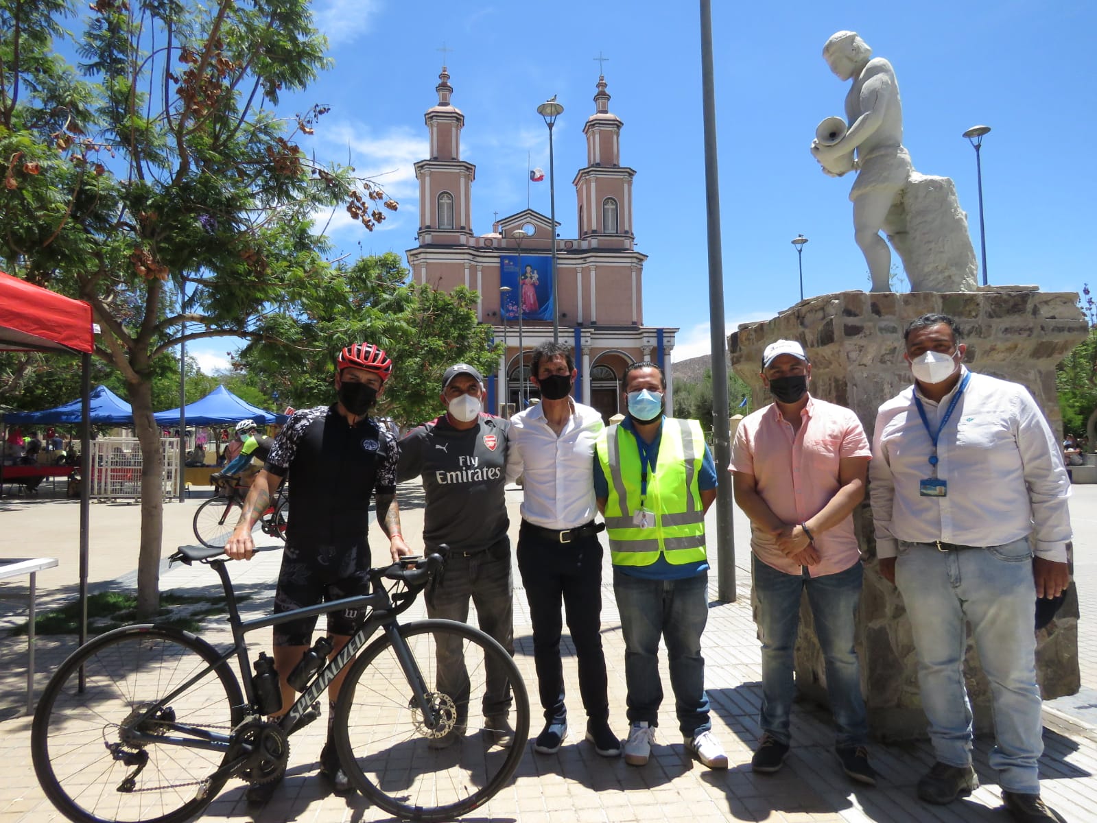 Más de 200 ciclistas de todo el país participaron en la carrera ascensión Coquimbo- Andacollo
