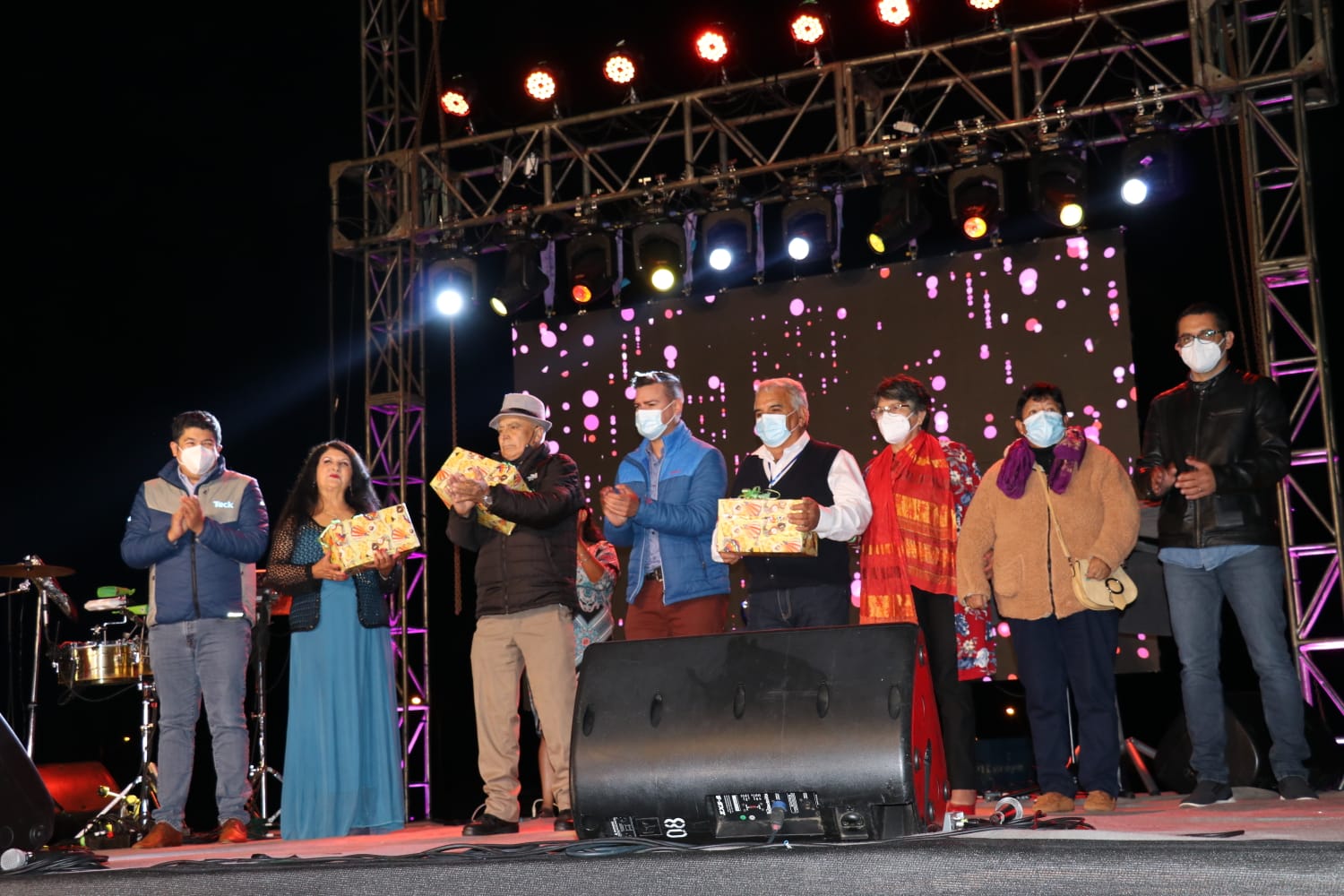8° Festival de los Barrios llevó música y alegría a las familias andacollinas