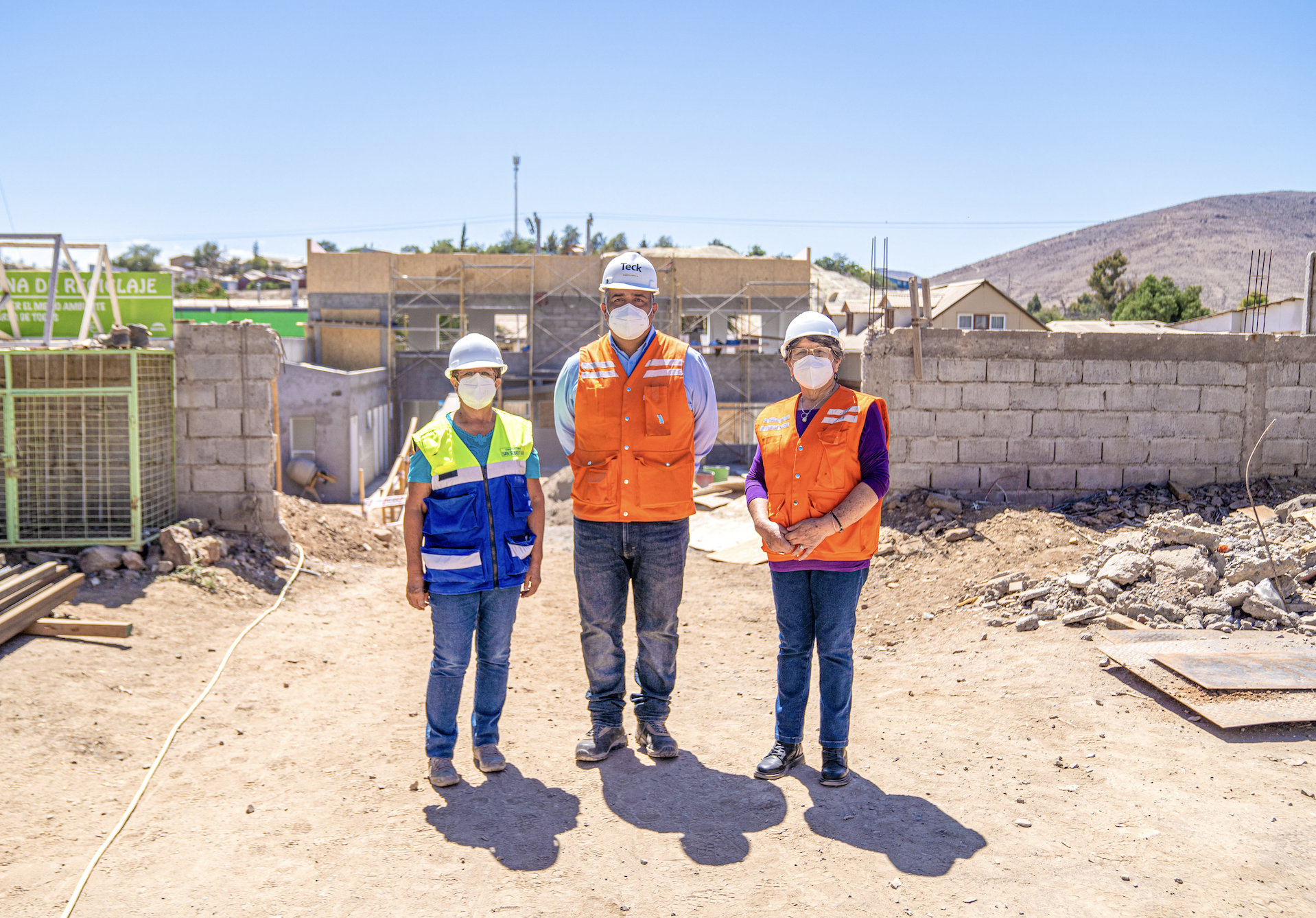 Un 60% de avance presenta construcción de la Casa de la Unión Comunal de Juntas de Vecinos de Andacollo