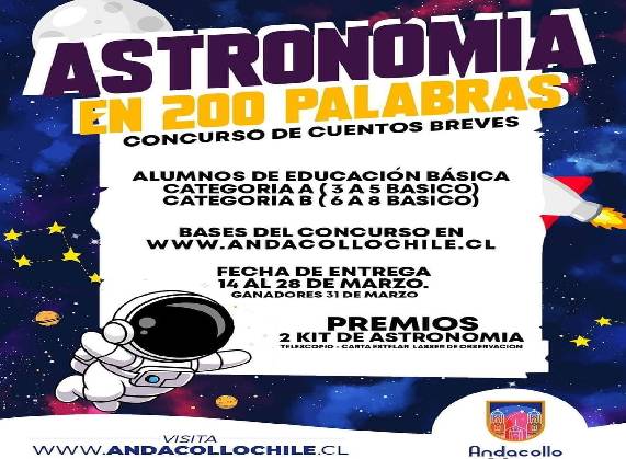 Quedan 4 días para participar en el 2° concurso “Astronomía en 200 Palabras”
