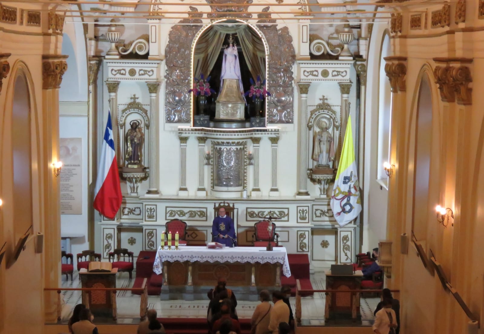 Parroquia de Andacollo inició la cuaresma 2022 con la imposición de las cenizas