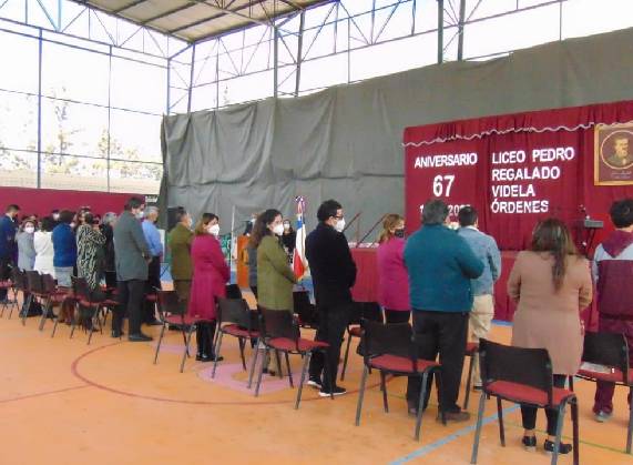 Liceo Bicentenario Pedro Regalado Videla Ordenes conmemoró su aniversario N°67