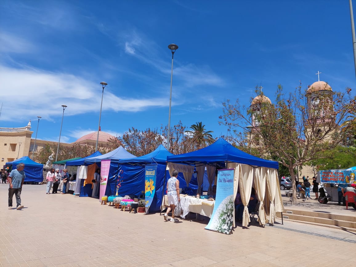 Centros de Madres exponen sus trabajos en la Plaza Videla