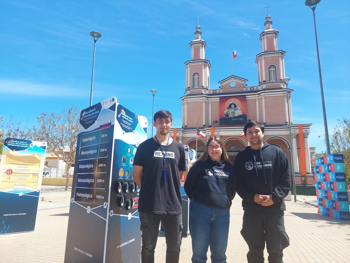 Exposición interactiva “Océano y Sociedad” llegó a la comuna para hacer conciencia del cuidado del mar