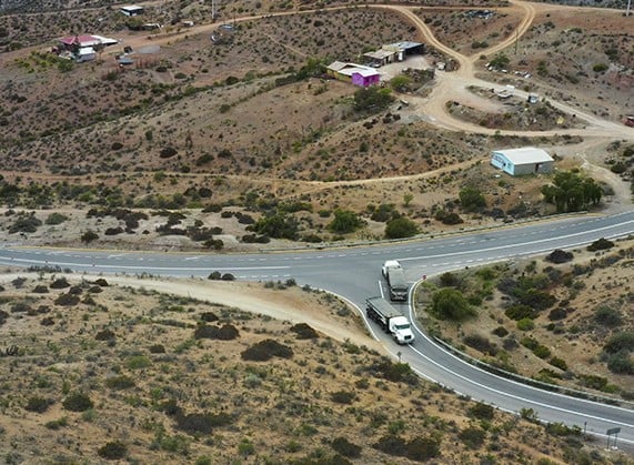 Teck informa sobre traslado de equipos por Ruta D-51