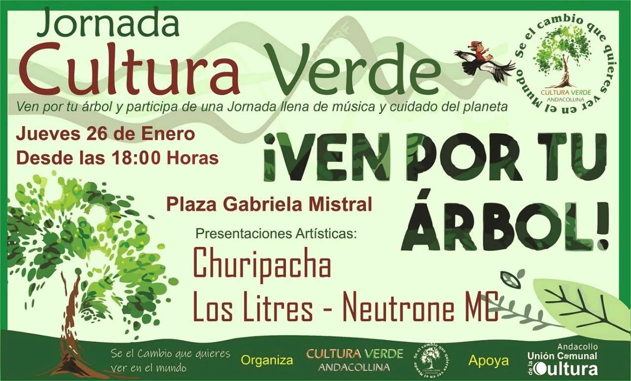 CULTURA VERDE ANDACOLLINA INVITA A PARTICIPAR DEL CUIDADO DEL PLANETA EN UNA JORNADA IMPERDIBLE