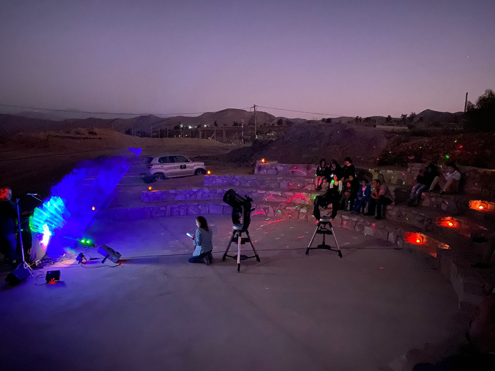 CENTRO DE OBSERVACIÓN MACHUKUNA REALIZÓ EXITOSA ACTIVIDAD PARA LA COMUNA Y SUS VISITANTES