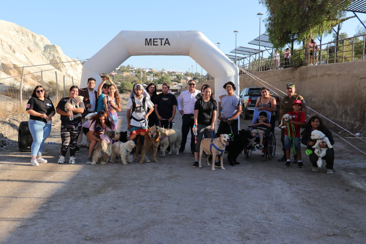 Exitosa 5ta versión de corrida familiar junto a las mascotas en Andacollo
