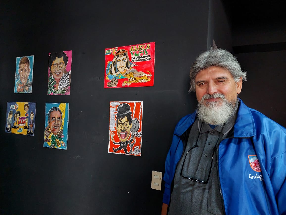EXPOSICIÓN DE CARICATURAS SE TOMÓ LA REAPERTURA DE LA CASA DEL ENCUENTRO CIUDADANO DE ANDACOLLO