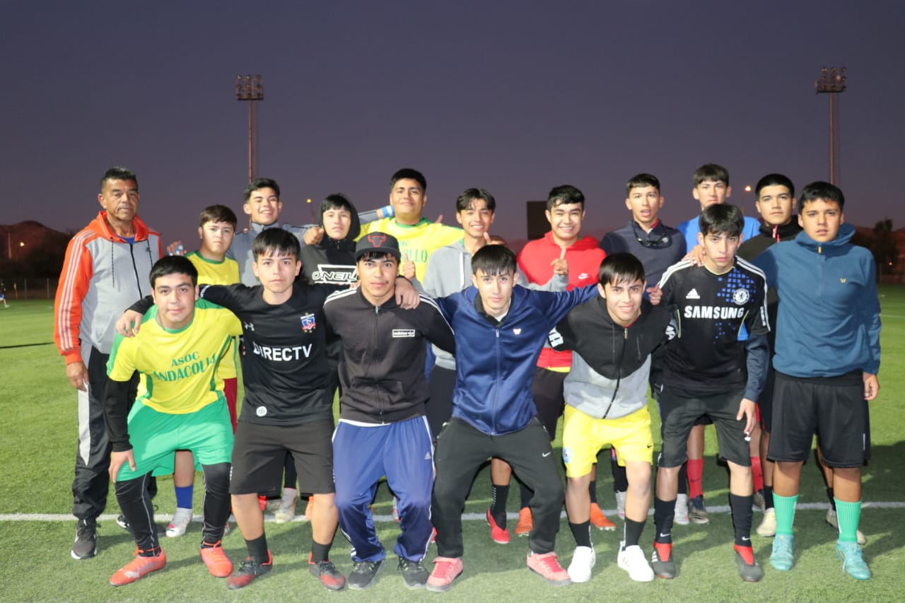 Selección Sub 17 de Andacollo se prepara para enfrentar la primera final del Campeonato Regional de Fútbol