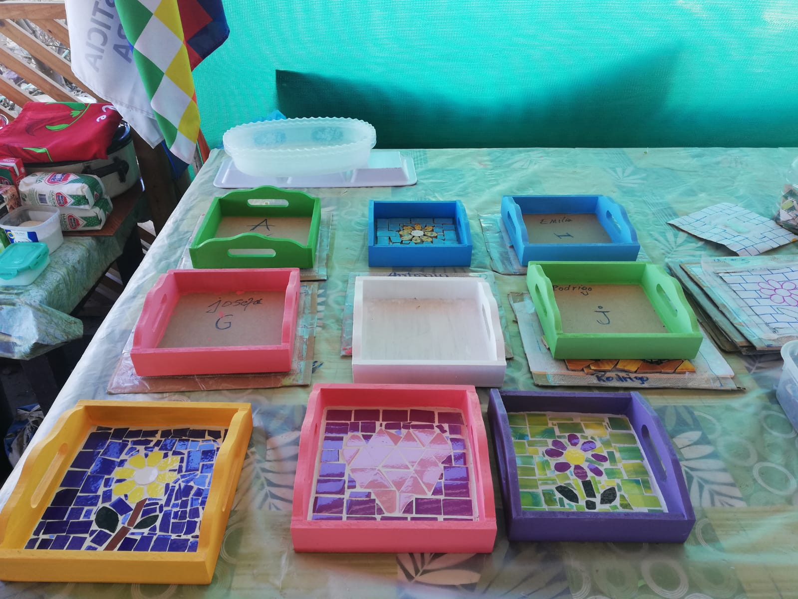 Taller de Mosaicos realizará Exposición de Obras realizadas por niñ@s y jóvenes andacollinos