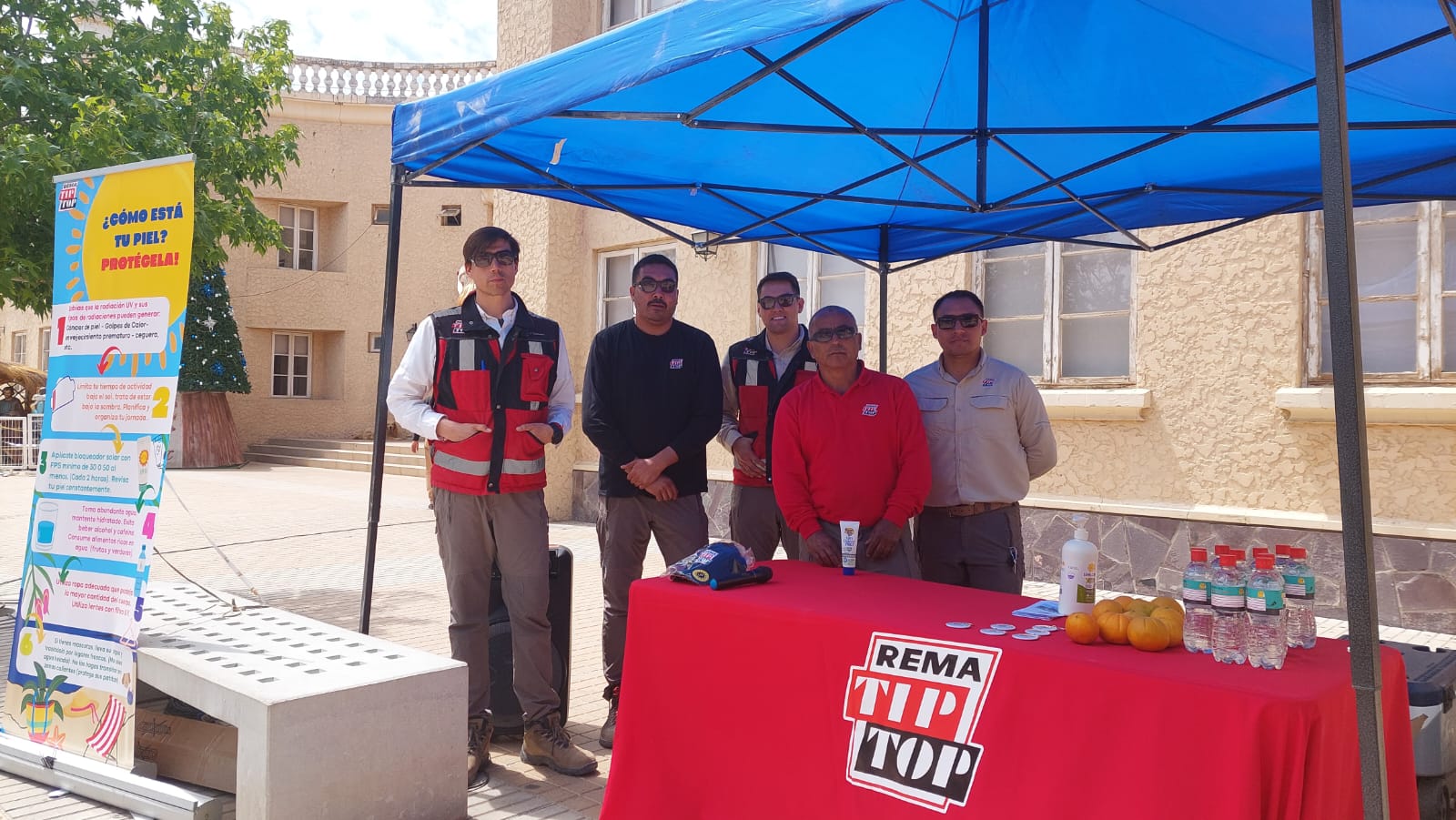 Empresa andacollina Rema Tip Top expuso su campaña a la comunidad para concientizar sobre la radiación UV