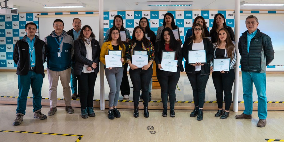 Mujeres andacollinas culminan programa de Operadoras en Entrenamiento Planta en Teck CDA
