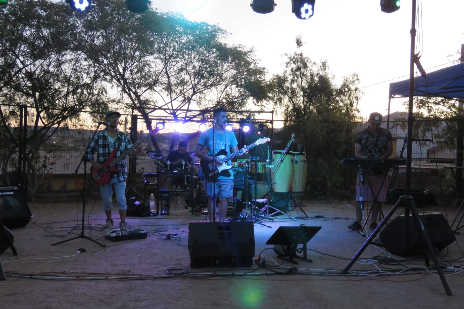 Senda Previene organizó encuentro musical en la población Juan Pablo II de Andacollo