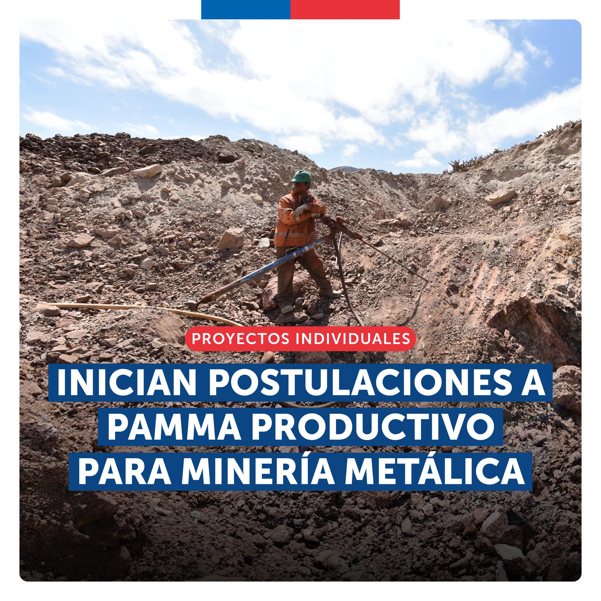 Inician postulaciones a PAMMA Productivo para minería metálica