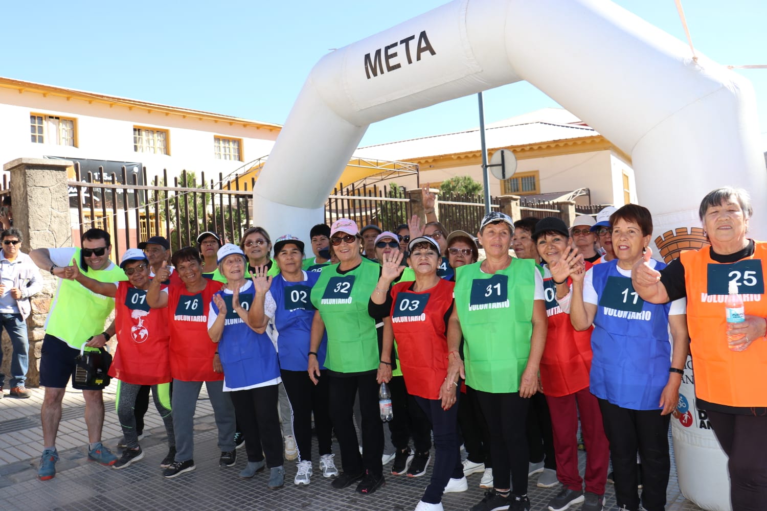 Con gran motivación y participación se llevó a cabo la primera versión de la maratón de personas mayores en Andacollo