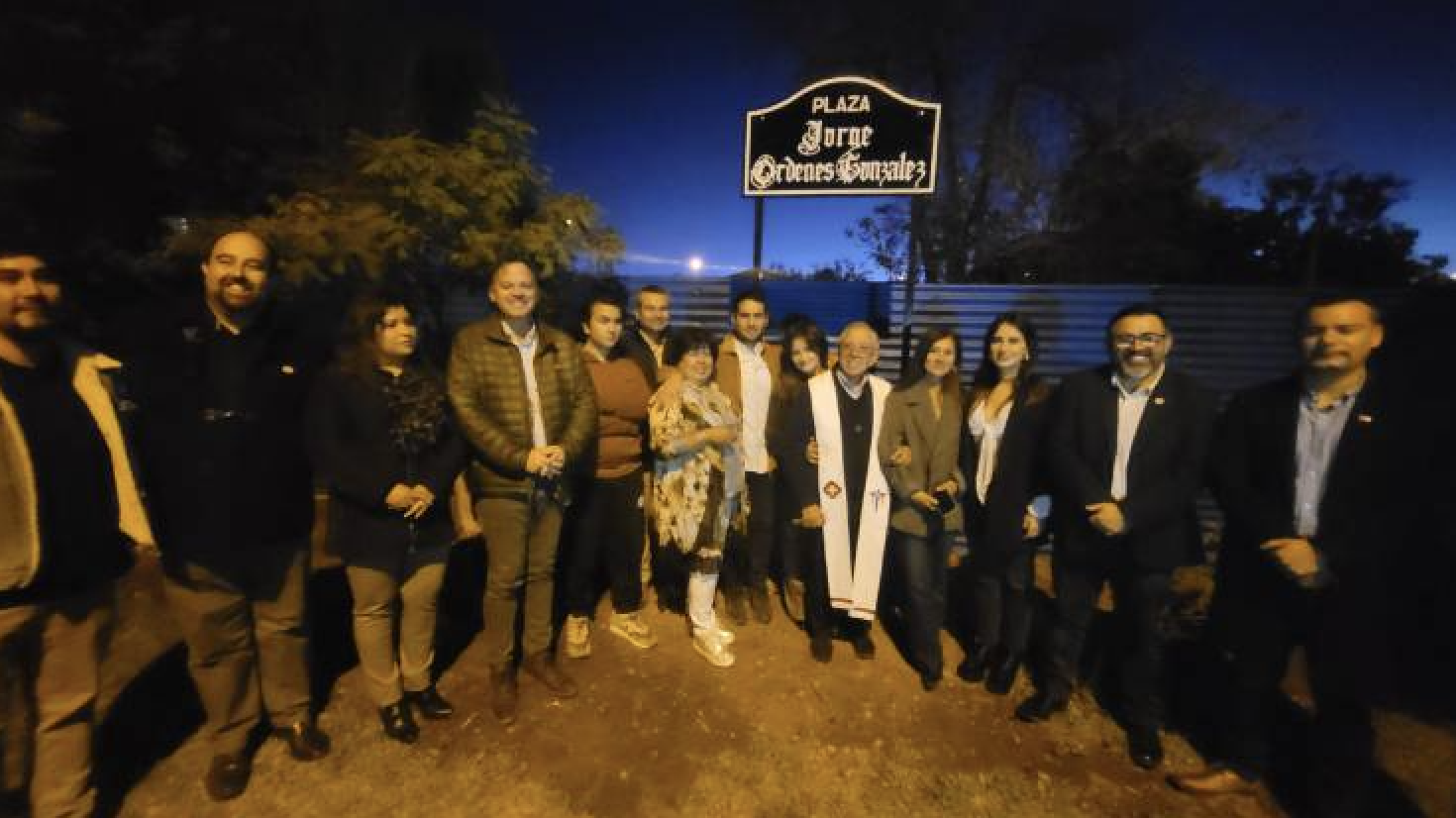 Con emotivo acto se inauguró plaza Jorge Órdenes González en honor a ex alcalde