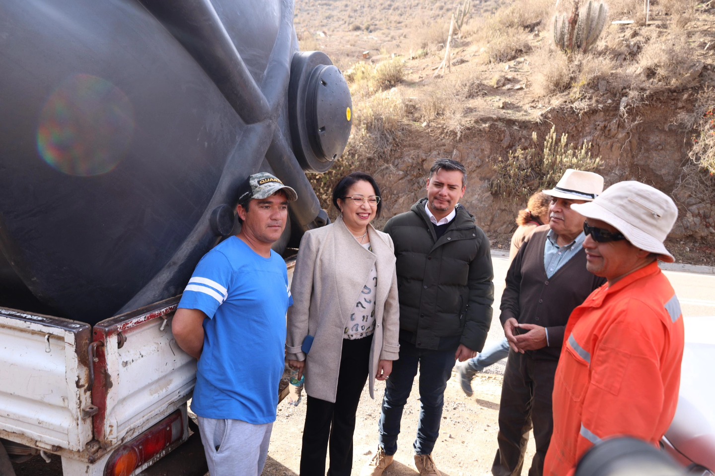 Gobierno Regional entrega ayudas de emergencia hídrica para vecinos de las localidades rurales de Andacollo