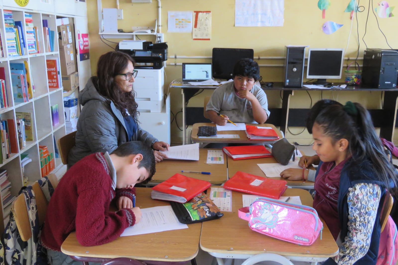 Estudiantes de la escuela Luis Amenábar Ossa de El Manzano trabajan en el rescate del patrimonio y cultura local